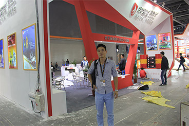 2014年11月广州摩配展搭建现场